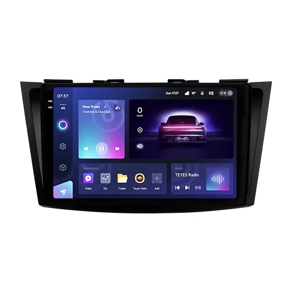 Navigatie Auto Teyes CC3 2K 360 Suzuki Swift 4 2011-2017 6+128GB 9.5 QLED Octa-core 2Ghz, Android 4G Bluetooth 5.1 DSP