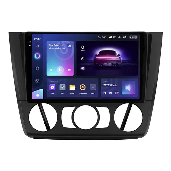 Navigatie Auto Teyes CC3 2K BMW Seria 1 E87 2004-2011 4+32GB 9.5" QLED Octa-core 2Ghz Android 4G Bluetooth 5.1 DSP