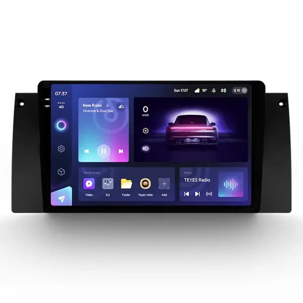 Navigatie Auto Teyes CC3 2K BMW Seria 5 E39 1995-2003 4+32GB 9.5" QLED Octa-core 2Ghz Android 4G Bluetooth 5.1 DSP