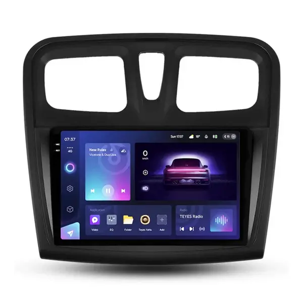 Navigatie Auto Teyes CC3 2K Dacia Sandero 2 2017-2022 4+64GB 9.5" QLED Octa-core 2Ghz, Android 4G Bluetooth 5.1 DSP