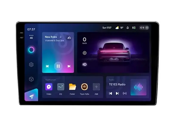 Navigatie Auto Teyes CC3 2K Fiat 500 L 2012-2018 4+32GB 10.36" QLED Octa-core 2Ghz, Android 4G Bluetooth 5.1 DSP