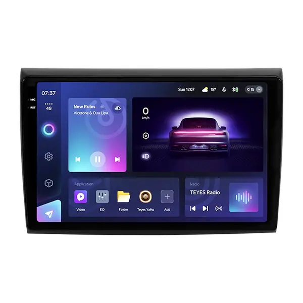 Navigatie Auto Teyes CC3 2K Fiat Bravo 2007-2014 4+64GB 9.5" QLED Octa-core 2Ghz, Android 4G Bluetooth 5.1 DSP