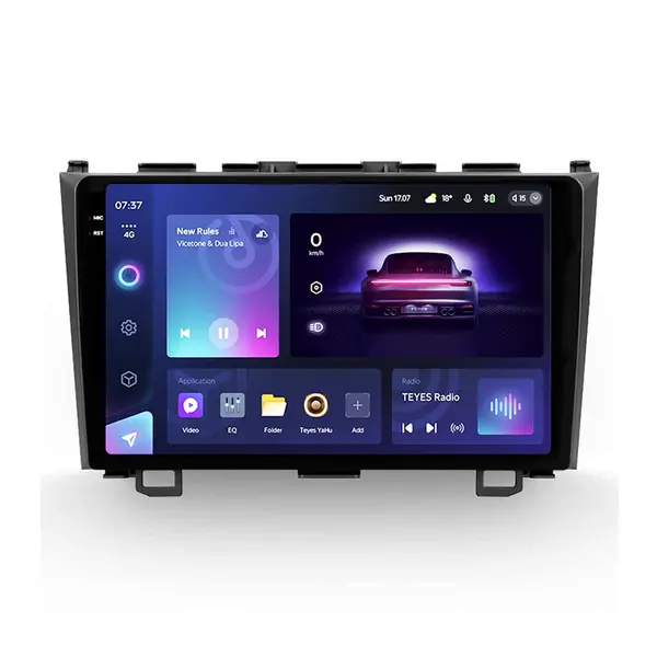 Navigatie Auto Teyes CC3 2K Honda CR-V 3 2006-2010 4+64GB 9.5" QLED Octa-core 2Ghz, Android 4G Bluetooth 5.1 DSP