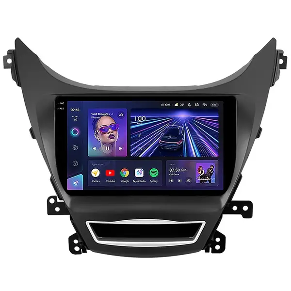 Navigatie Auto Teyes CC3 2K Hyundai Elantra 5 2010-2016 4+64GB 9.5" QLED Octa-core 2Ghz, Android 4G Bluetooth 5.1 DSP
