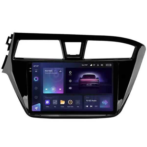 Navigatie Auto Teyes CC3 2K Hyundai i20 2014-2018 4+32GB 9.5" QLED Octa-core 2Ghz Android 4G Bluetooth 5.1 DSP