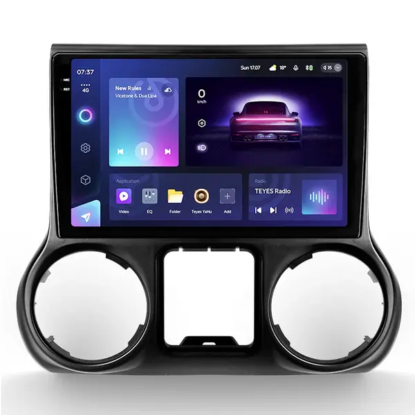 Navigatie Auto Teyes CC3 2K Jeep Wrangler 3 2010-2018 6+128GB 10.36" QLED Octa-core 2Ghz, Android 4G Bluetooth 5.1 DSP