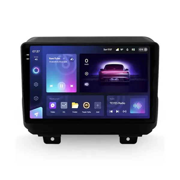 Navigatie Auto Teyes CC3 2K Jeep Wrangler 4 2018-2019 4+32GB 9.5" QLED Octa-core 2Ghz Android 4G Bluetooth 5.1 DSP