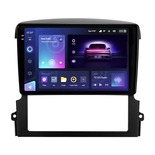 Navigatie Auto Teyes CC3 2K Kia Sorento 2002-2010 6+128GB 9.5 QLED Octa-core 2Ghz, Android 4G Bluetooth 5.1 DSP