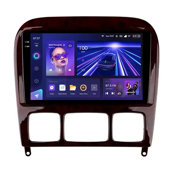 Navigatie Auto Teyes CC3 2K Mercedes-Benz S Class W220 1998-2005 4+32GB 9.5" QLED Octa-core 2Ghz, Android 4G Bluetooth 5.1 DSP