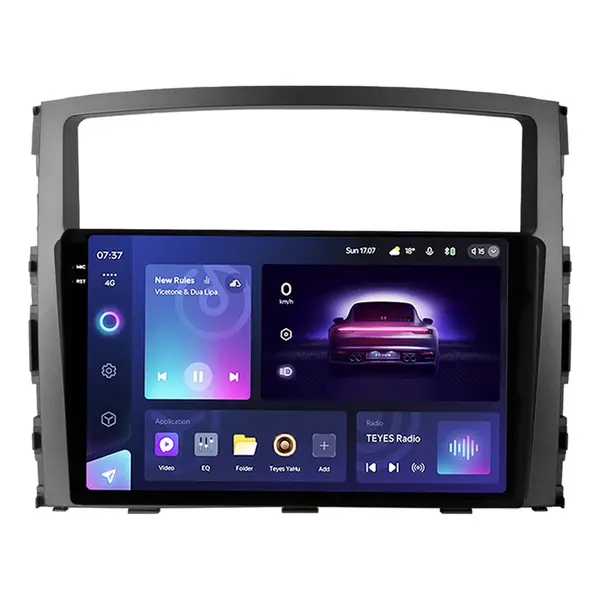 Navigatie Auto Teyes CC3 2K Mitsubishi Pajero 4 V80 2006-2021 4+64GB 9.5" QLED Octa-core 2Ghz Android 4G Bluetooth 5.1 DSP