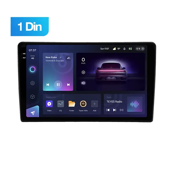 Navigatie Auto Teyes CC3 2K Nissan Navara 3 D40 2004-2010 4+32GB 9.5" QLED Octa-core 2Ghz, Android 4G Bluetooth 5.1 DSP