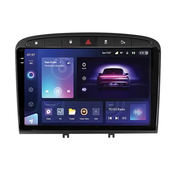 Navigatie Auto Teyes CC3 2K Peugeot 408 2012-2020 4+64GB 9.5" QLED Octa-core 2Ghz, Android 4G Bluetooth 5.1 DSP
