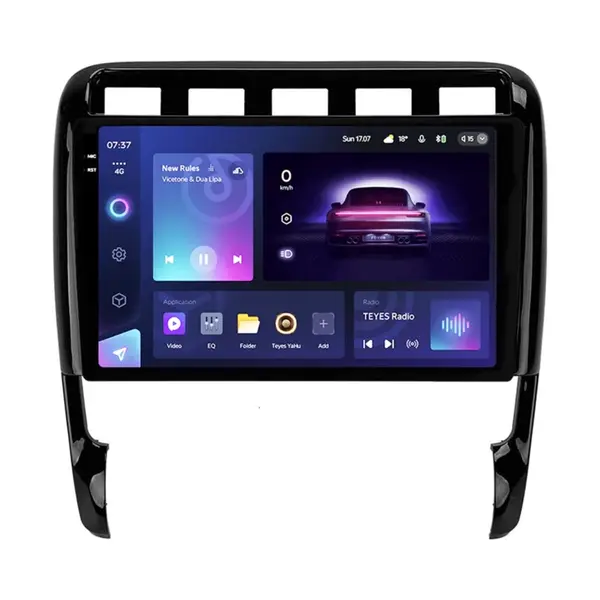 Navigatie Auto Teyes CC3 2K Porsche Cayenne 2002-2010 4+32GB 9.5" QLED Octa-core 2Ghz Android 4G Bluetooth 5.1 DSP