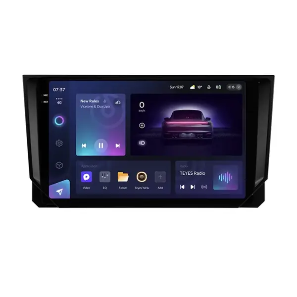 Navigatie Auto Teyes CC3 2K Seat Ibiza 5 2017-2020 4+32GB 9.5" QLED Octa-core 2Ghz Android 4G Bluetooth 5.1 DSP