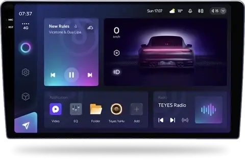 Navigatie Auto Teyes CC3 2k Split 4+64GB 10.36" QLED Octa-core 1.8Ghz, Android 4G Bluetooth 5.1 DSP