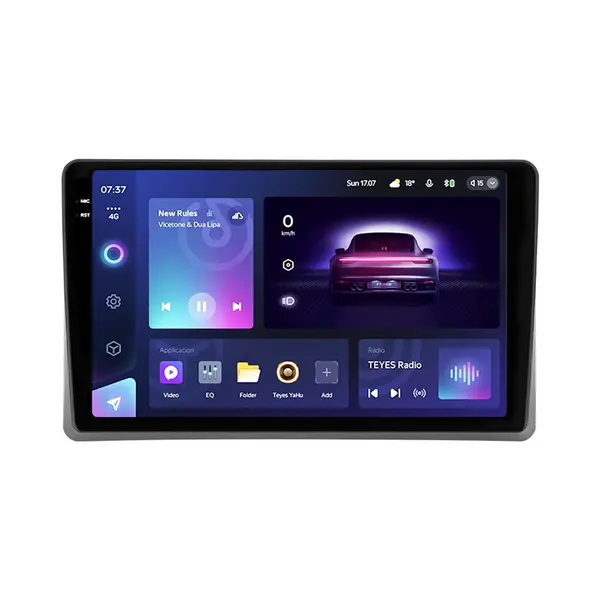 Navigatie Auto Teyes CC3 2K Toyota Land Cruiser J100 1998-2007 4+32GB 9.5" QLED Octa-core 2Ghz, Android 4G Bluetooth 5.1 DSP