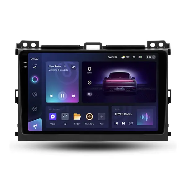 Navigatie Auto Teyes CC3 2K Toyota Land Cruiser Prado J150 2009-2013 4+64GB 9.5" QLED Octa-core 2Ghz, Android 4G Bluetooth 5.1 DSP