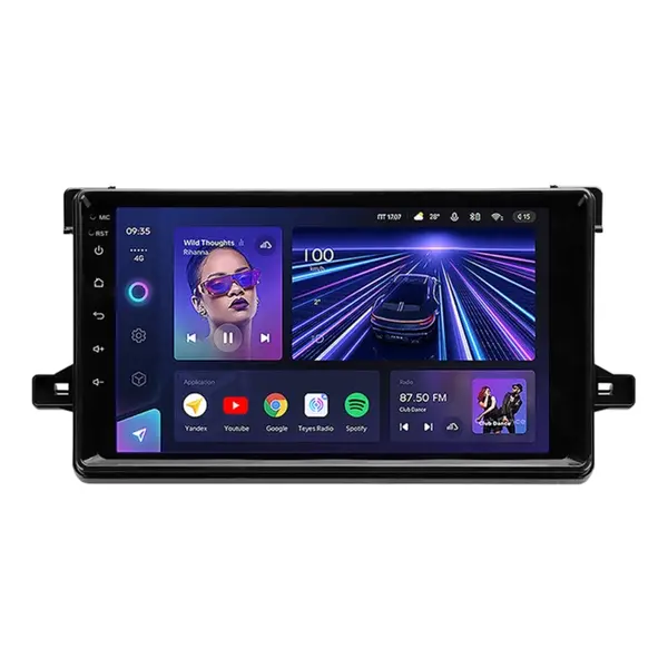 Navigatie Auto Teyes CC3 2K Toyota Prius XW50 2015-2020 4+64GB 9.5" QLED Octa-core 2Ghz, Android 4G Bluetooth 5.1 DSP