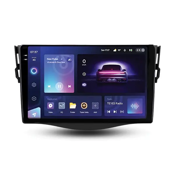 Navigatie Auto Teyes CC3 2K Toyota RAV4 XA30 2005-2013 6+128GB 9.5 QLED Octa-core 2Ghz, Android 4G Bluetooth 5.1 DSP