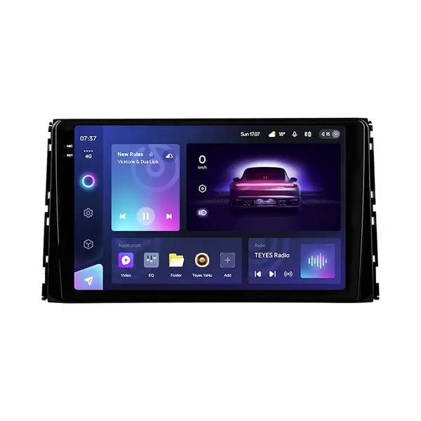 Navigatie Auto Teyes CC3 2K Toyota RAV4 XA50 2019-2023 4+64GB 10.36 QLED Octa-core 2Ghz, Android 4G Bluetooth 5.1 DSP