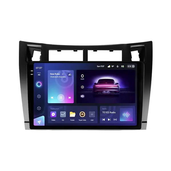 Navigatie Auto Teyes CC3 2K Toyota Yaris 2005-2012 4+32GB 9.5" QLED Octa-core 2Ghz Android 4G Bluetooth 5.1 DSP