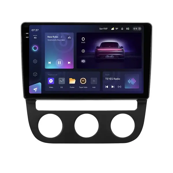 Navigatie Auto Teyes CC3 2K Volkswagen Golf 5 2005-2010 6+128GB 10.36" QLED Octa-core 2Ghz, Android 4G Bluetooth 5.1 DSP