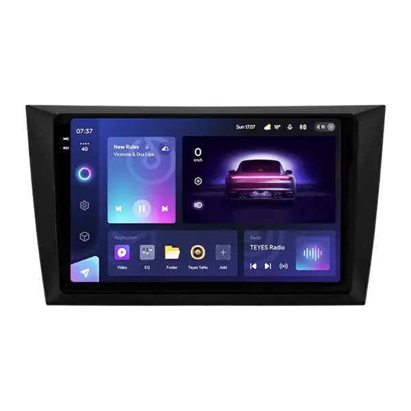 Navigatie Auto Teyes CC3 2K Volkswagen Golf 6 2008-2016 4+64GB 9.5" QLED Octa-core 2Ghz, Android 4G Bluetooth 5.1 DSP