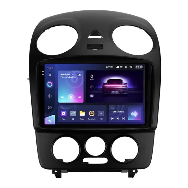 Navigatie Auto Teyes CC3 2K Volkswagen New Beetle 1998-2010 4+32GB 9.5" QLED Octa-core 2Ghz, Android 4G Bluetooth 5.1 DSP