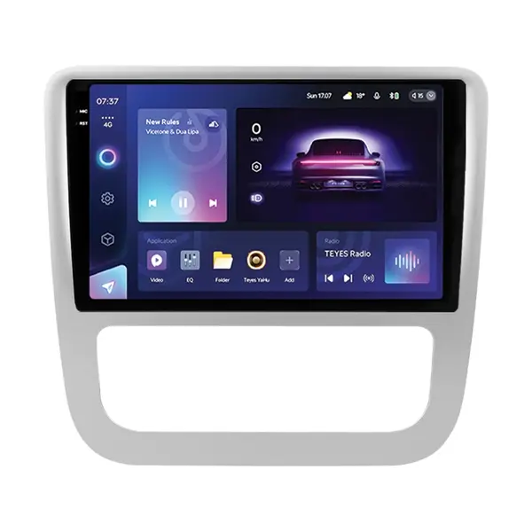 Navigatie Auto Teyes CC3 2K Volkswagen Scirocco 2008-2017 6+128GB 9.5" QLED Octa-core 2Ghz Android 4G Bluetooth 5.1 DSP