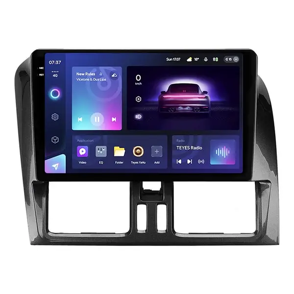 Navigatie Auto Teyes CC3 2K Volvo XC60 2008-2017 4+64GB 9.5" QLED Octa-core 2Ghz Android 4G Bluetooth 5.1 DSP