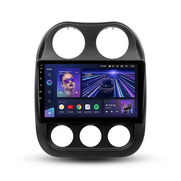Navigatie Auto Teyes CC3 360° Jeep Compass 1 2009-2015 6+128GB 10.2" QLED Octa-core 1.8Ghz, Android 4G Bluetooth 5.1 DSP