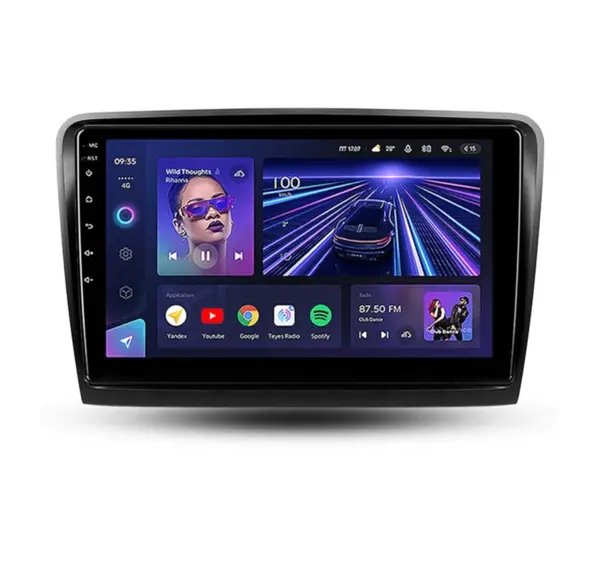 Navigatie Auto Teyes CC3 360° Skoda Superb 2 2008-2015 6+128GB 10.2" QLED Octa-core 1.8Ghz, Android 4G Bluetooth 5.1 DSP