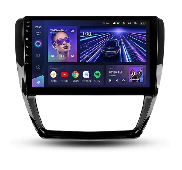 Navigatie Auto Teyes CC3 360° Volkswagen Jetta 6 2011-2018 6+128GB 10.2" QLED Octa-core 1.8Ghz, Android 4G Bluetooth 5.1 DSP