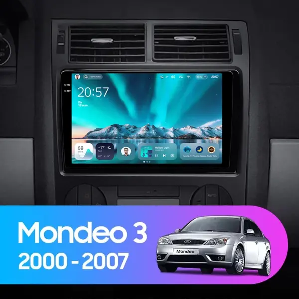 Navigatie Auto Teyes CC4 Ford Mondeo 2 2001-2007 6+128GB 9.5" QLED Octa-core 2.7Ghz, Android 4G Bluetooth 5.1 DSP