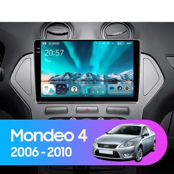 Navigatie Auto Teyes CC4 Ford Mondeo 3 2007-2014 6+64GB 10.36" QLED Octa-core 2.7Ghz, Android 4G Bluetooth 5.1 DSP