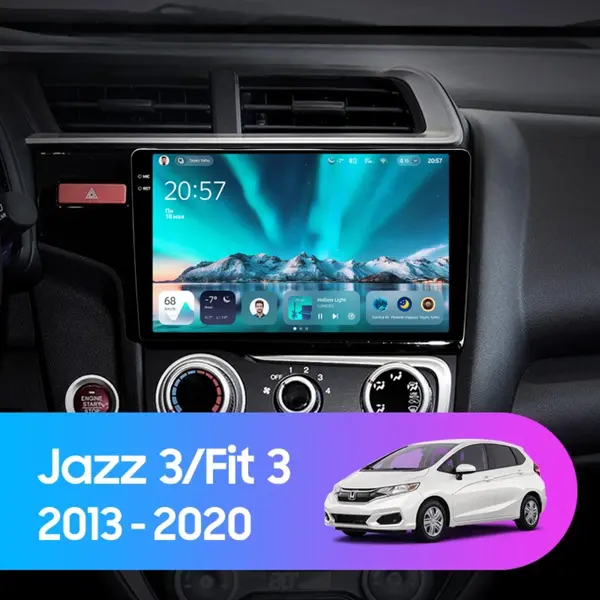 Navigatie Auto Teyes CC4 Honda Jazz 3 2013-2020 6+64GB 10.36" QLED Octa-core 2.7Ghz, Android 4G Bluetooth 5.1 DSP