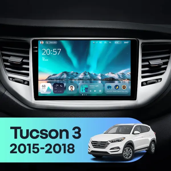 Navigatie Auto Teyes CC4 Hyundai Tucson 3 2015-2018 6+64GB 9.5" QLED Octa-core 2.7Ghz, Android 4G Bluetooth 5.1 DSP