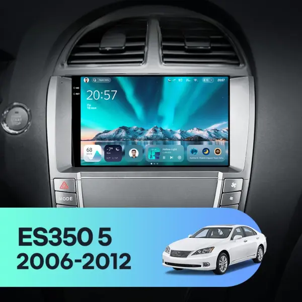 Navigatie Auto Teyes CC4 Lexus ES 2006-2012 6+64GB 9.5" QLED Octa-core 2.7Ghz, Android 4G Bluetooth 5.1 DSP