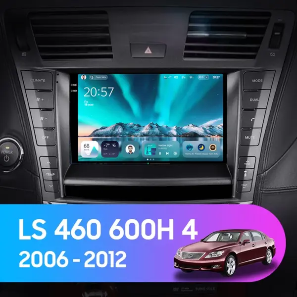 Navigatie Auto Teyes CC4 Lexus LS 2006-2012 6+128GB 9.5" QLED Octa-core 2.7Ghz, Android 4G Bluetooth 5.1 DSP