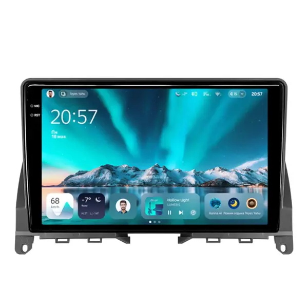 Navigatie Auto Teyes CC4 Mercedes-Benz C Class W204 2008-2011 6+128GB 9.5" QLED Octa-core 2.7Ghz, Android 4G Bluetooth 5.1 DSP