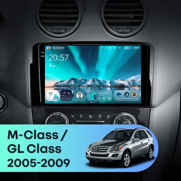 Navigatie Auto Teyes CC4 Mercedes-Benz GL X164 2006-2009 6+64GB 9.5" QLED Octa-core 2.7Ghz, Android 4G Bluetooth 5.1 DSP