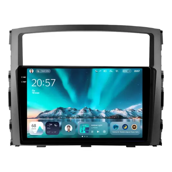 Navigatie Auto Teyes CC4 Mitsubishi Pajero 4 V80 2006-2021 6+128GB 9.5" QLED Octa-core 2.7Ghz, Android 4G Bluetooth 5.1 DSP