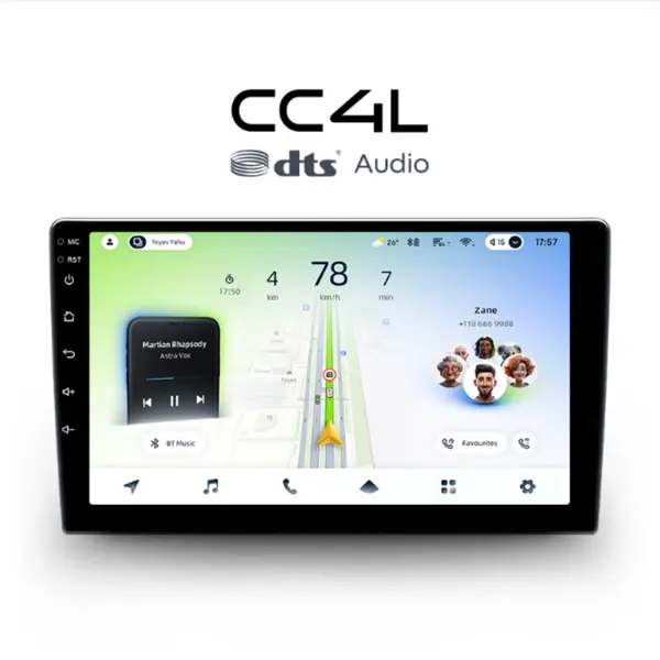 Navigatie Auto Teyes CC4L DTS 6+64GB 10.2 QLED, Android 13, 5G, CarPlay