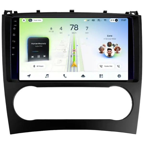 Navigatie Auto Teyes CC4L DTS Mercedes-Benz CL C216 2006-2014 6+64GB 9" QLED Qualcomm 2Ghz, Android 4G Bluetooth 5.1 DSP