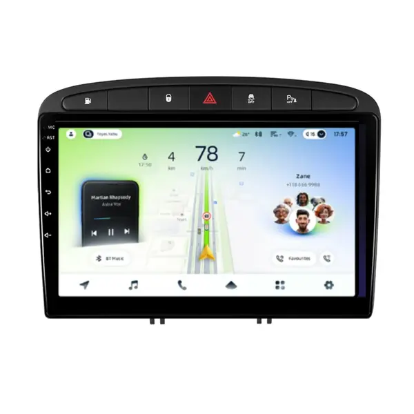 Navigatie Auto Teyes CC4L DTS Peugeot 408 2012-2020 6+64GB 9" QLED Qualcomm 2Ghz, Android 4G Bluetooth 5.1 DSP