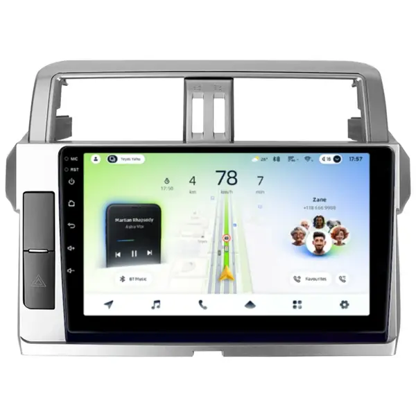 Navigatie Auto Teyes CC4L DTS Toyota Land Cruiser Prado J200 2013-2017 6+64GB 10.2" QLED Qualcomm 2Ghz, Android 4G Bluetooth 5.1 DSP