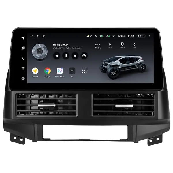 Navigatie Auto Teyes Lux One 360° Hyundai Santa Fe 2 2007-2012 6+128GB 12.3" IPS Octa-core 2Ghz, Android 4G Bluetooth 5.1 DSP