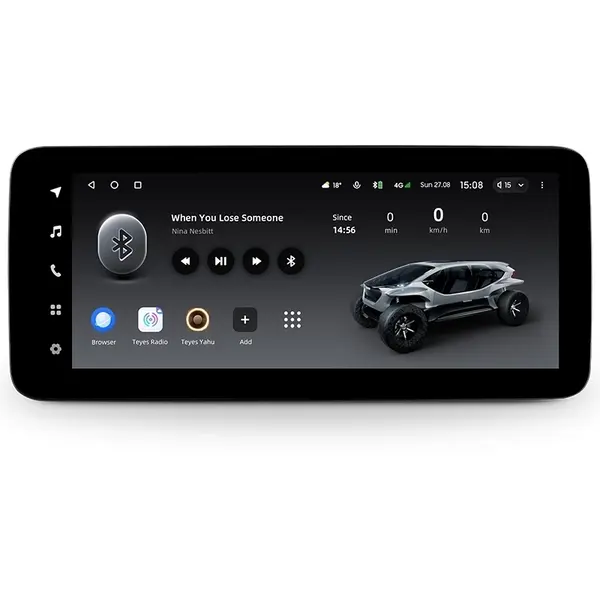 Navigatie auto Teyes Lux One 6+128GB 12.3” IPS Octa-Core 2.0 GHz Android 4G DSP Bluetooth 5.1
