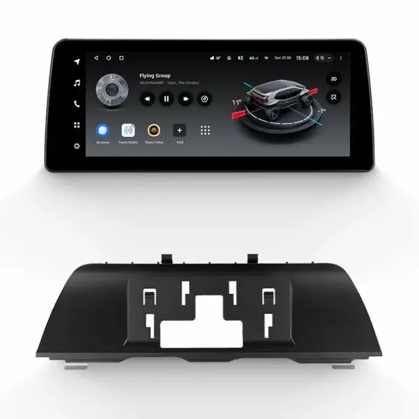 Navigatie auto Teyes Lux One BMW Seria 5 F10 2009-2013 CIC 6+128GB 12.3” IPS Octa-Core 2.0 GHz Android 4G DSP Bluetooth 5.1