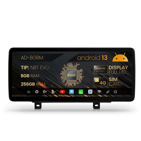 Navigatie BMW Seria 2 F22 F45 F46 (2017-2021), Varianta NBT EVO, Android 13, BM-Octacore 8GB RAM + 256GB ROM, 12.3 Inch -